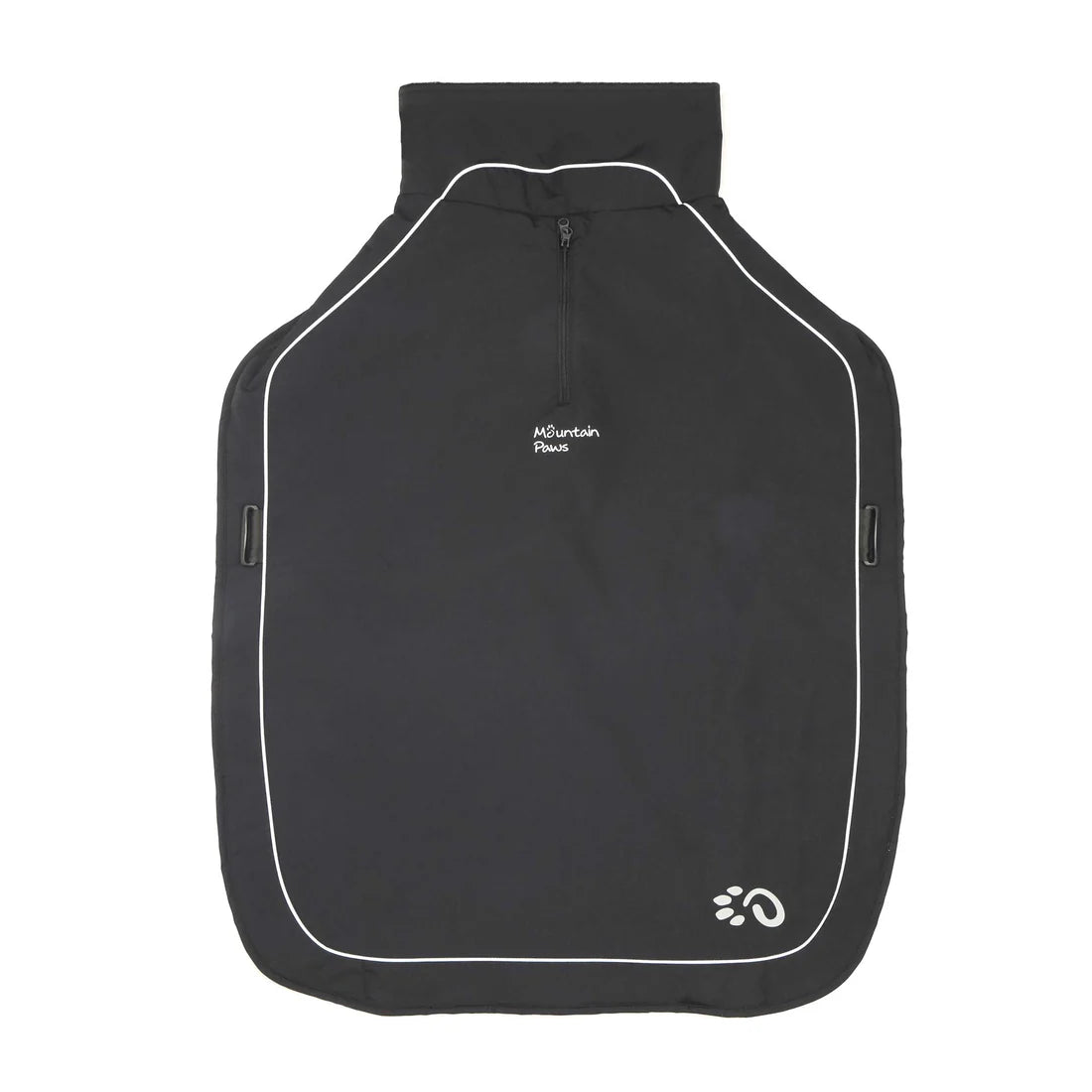 Mountain Paws Fleece Lined Waterproof Dog Coat - Black
