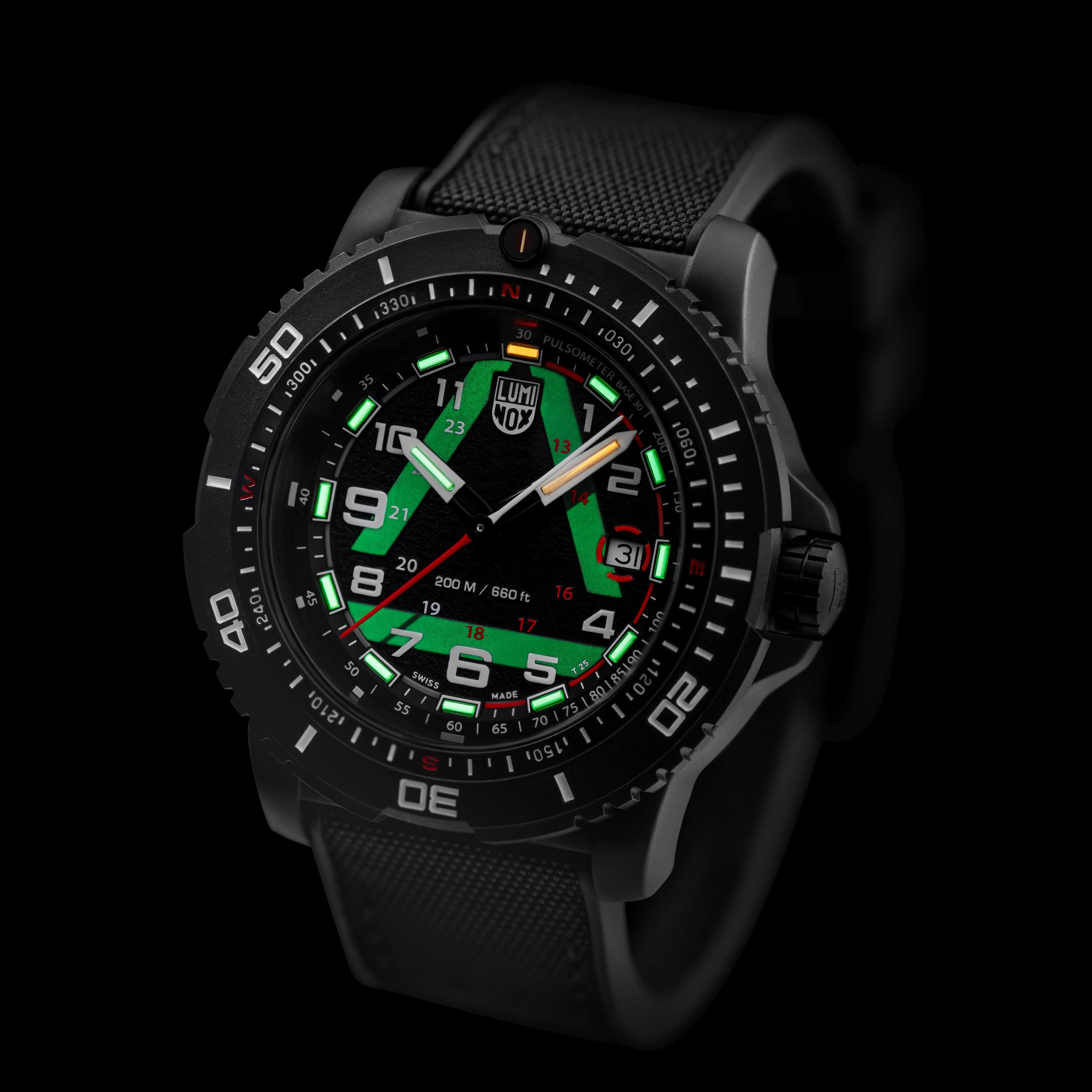 Luminox ICE-SAR 45 mm Outdoor Explorer Watch - Black