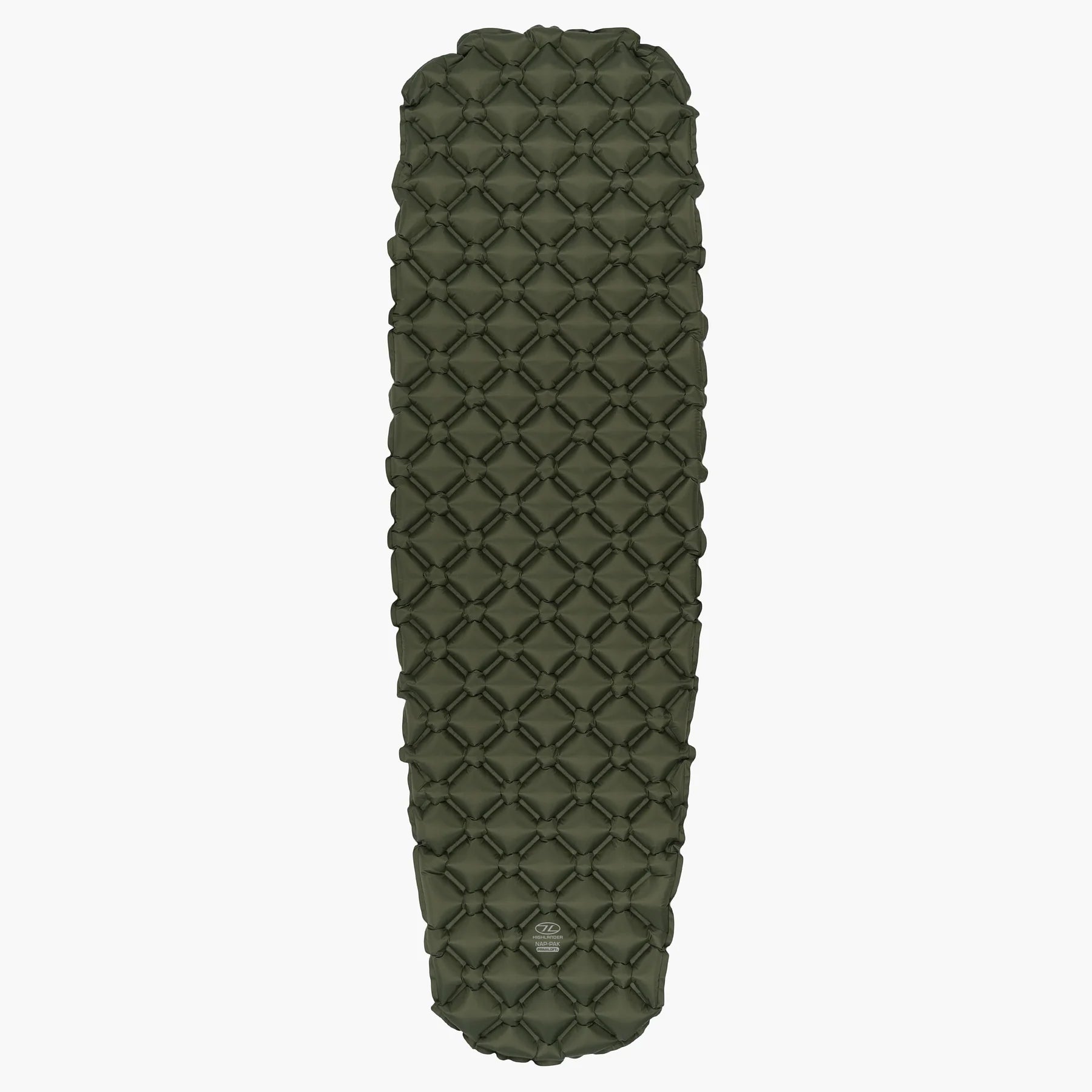 Highlander NAP-PAK Inflatable Camping Sleeping mat - Green