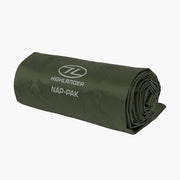 Highlander NAP-PAK Inflatable Camping Sleeping mat - Green