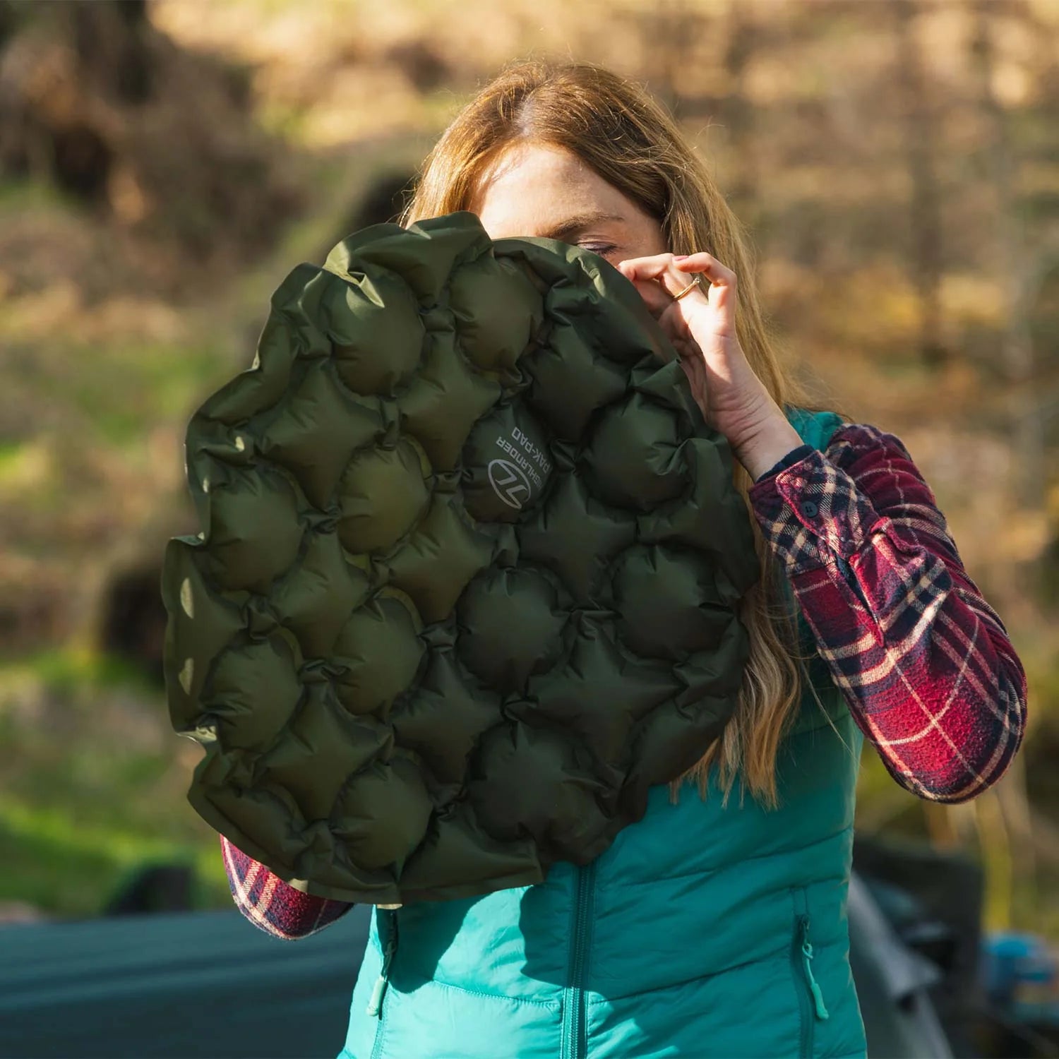 Highlander Pak-Pad Trekking Air Seat - Olive