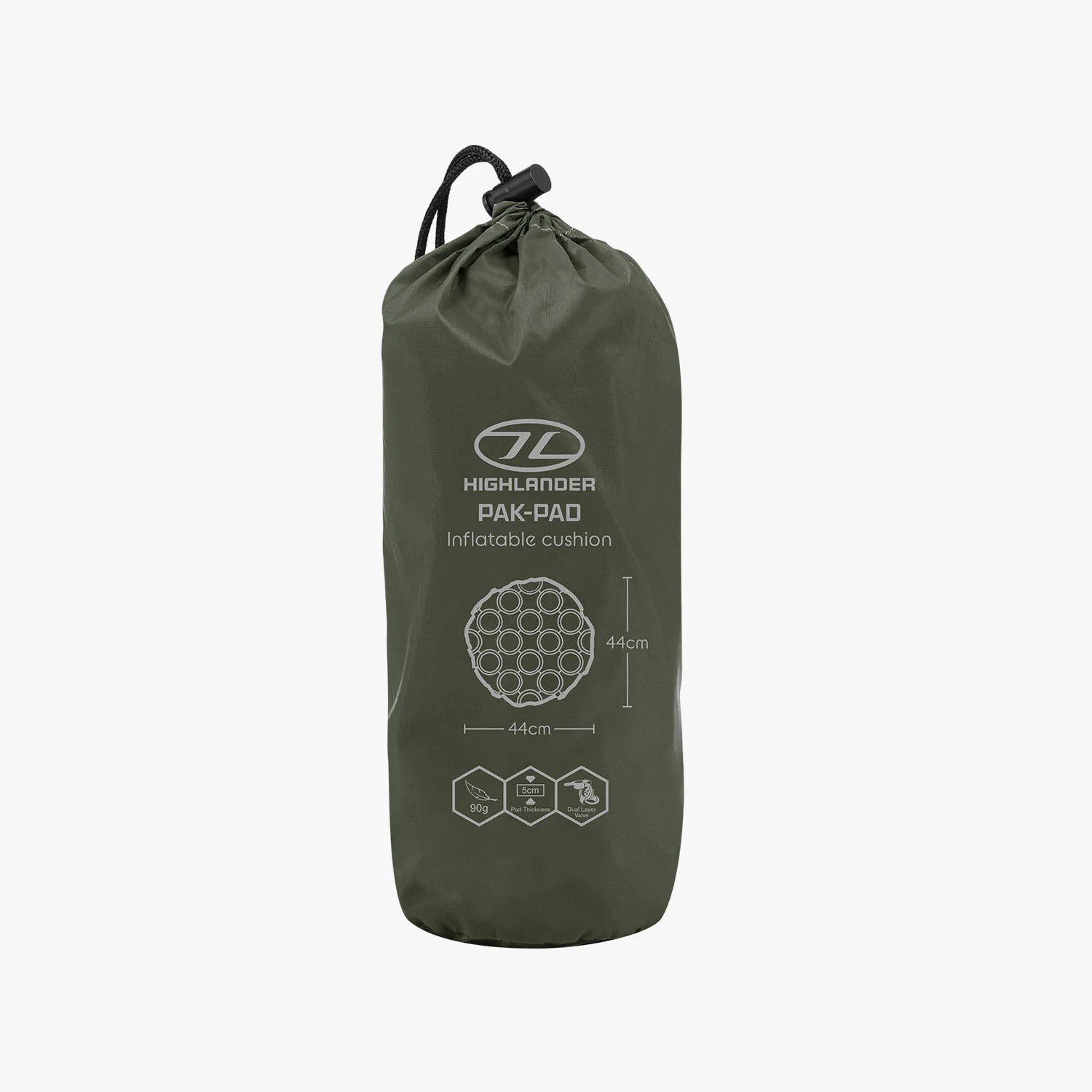 Highlander Pak-Pad Trekking Air Seat - Olive