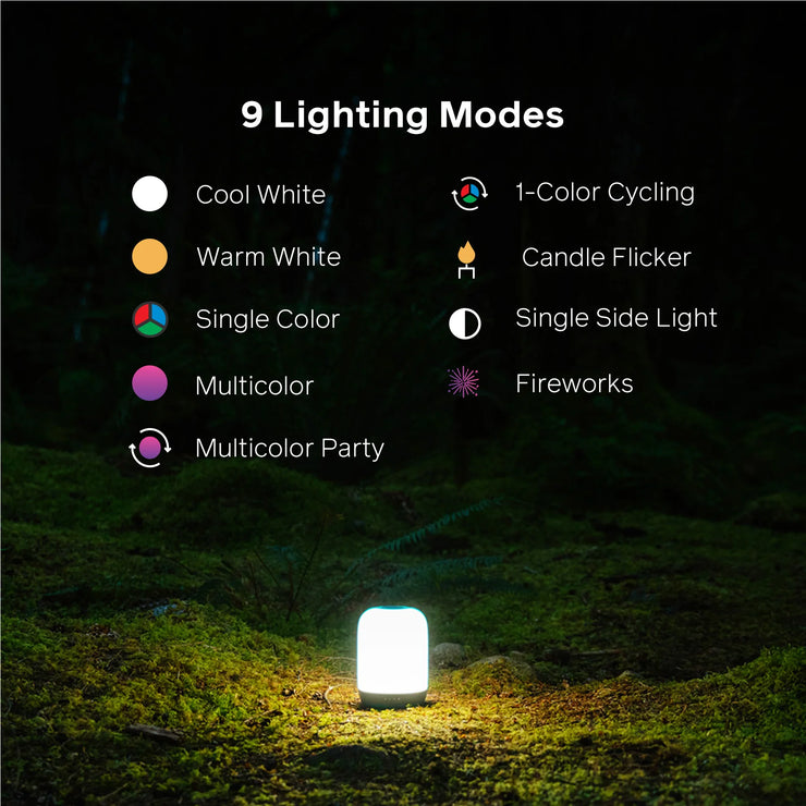Biolite Alpenglow 500 Lumen Multicolor USB Camping  Lantern
