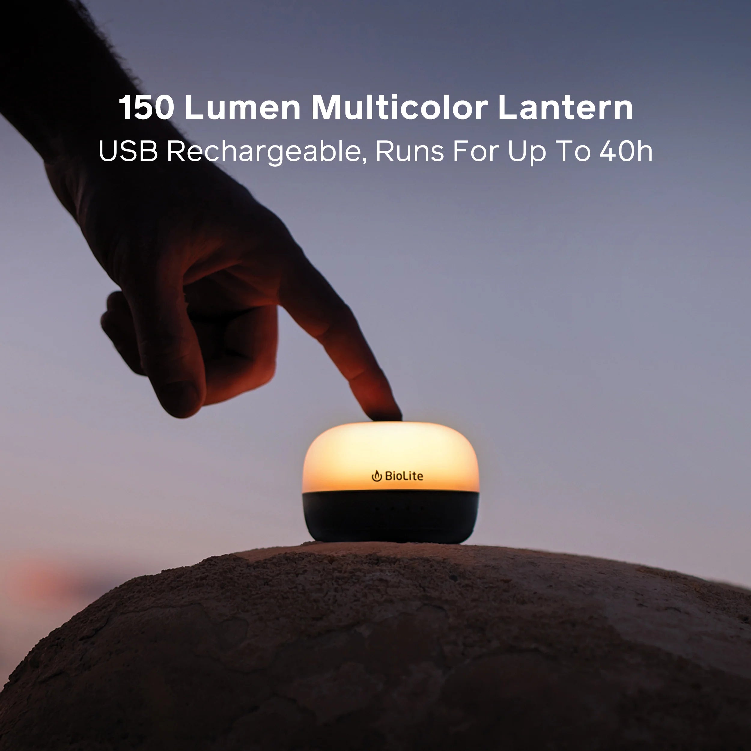 Biolite Alpenglow Mini 150 Lumen USB Camping  Lantern - Ocean Teal