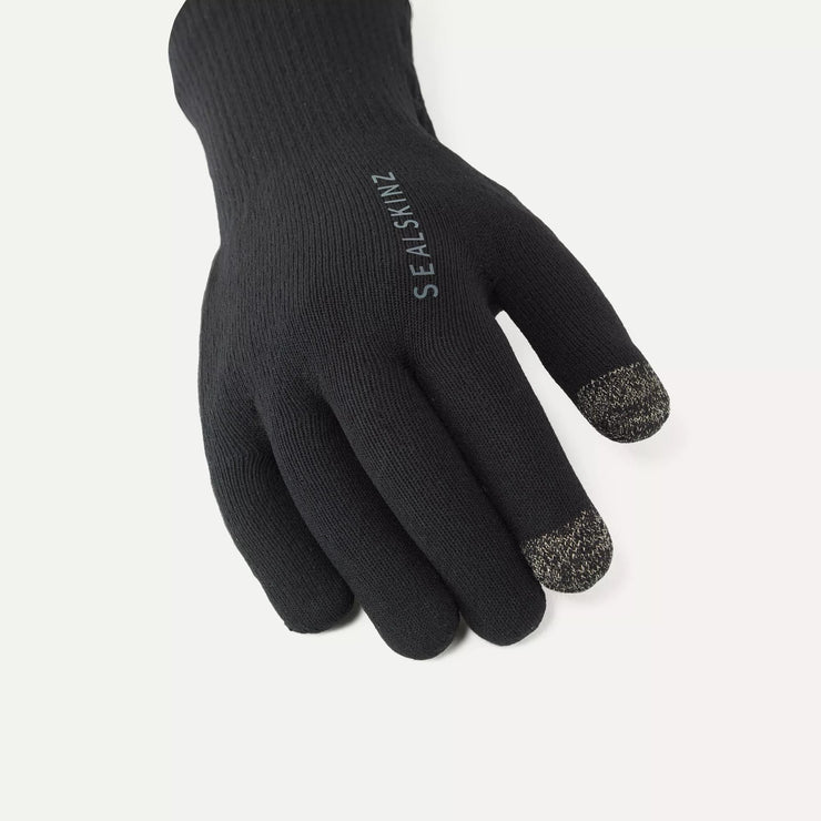 Sealskinz Anmer Waterproof All Weather Ultra Grip Knitted Glove - Black