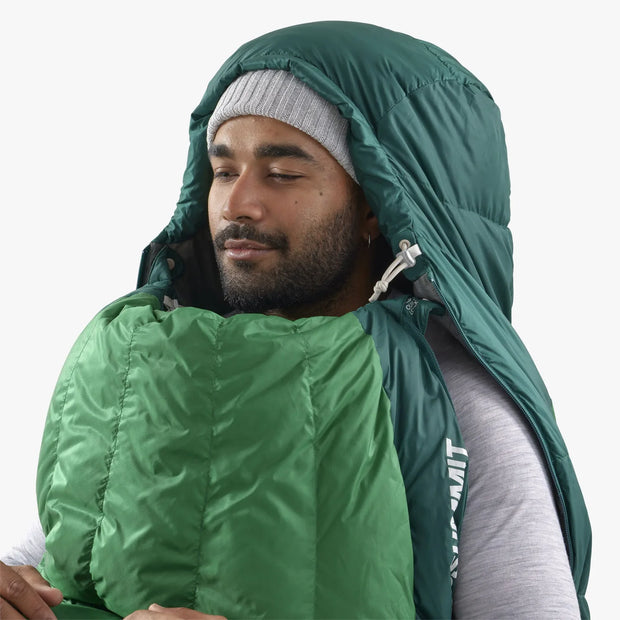 Sea To Summit Ascent -1°C Down Sleeping Bag - Regular Rain Forest Green