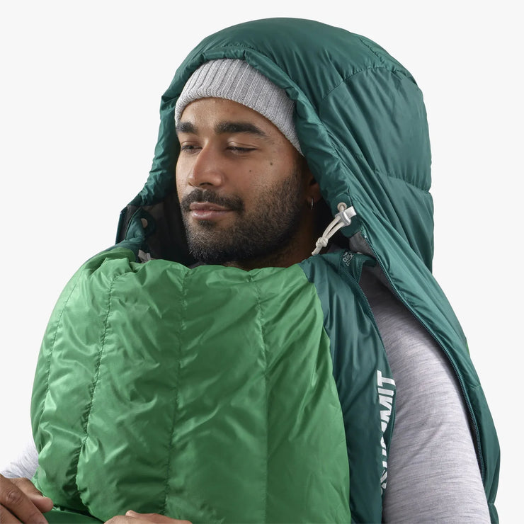 Sea To Summit Ascent -1°C Down Sleeping Bag - Regular Rain Forest Green