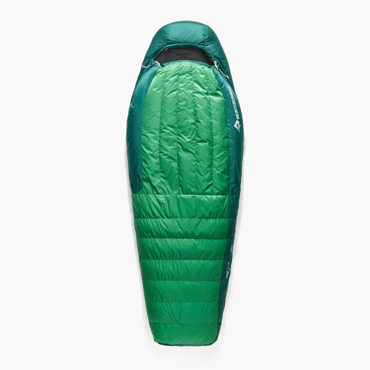 Sea To Summit Ascent -1°C Down Sleeping Bag - Regular Rain Forest Green