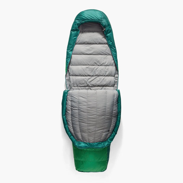 Sea To Summit Ascent -1°C Down Sleeping Bag - Regular Rain Forest Green