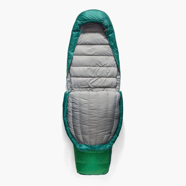 Sea To Summit Ascent -1°C Down Sleeping Bag - Regular Rain Forest Green