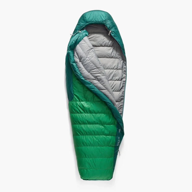 Sea To Summit Ascent -1°C Down Sleeping Bag - Regular Rain Forest Green