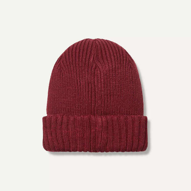 Sealskinz Bacton Waterproof Cold Weather Roll Cuff Beanie Hat - Red