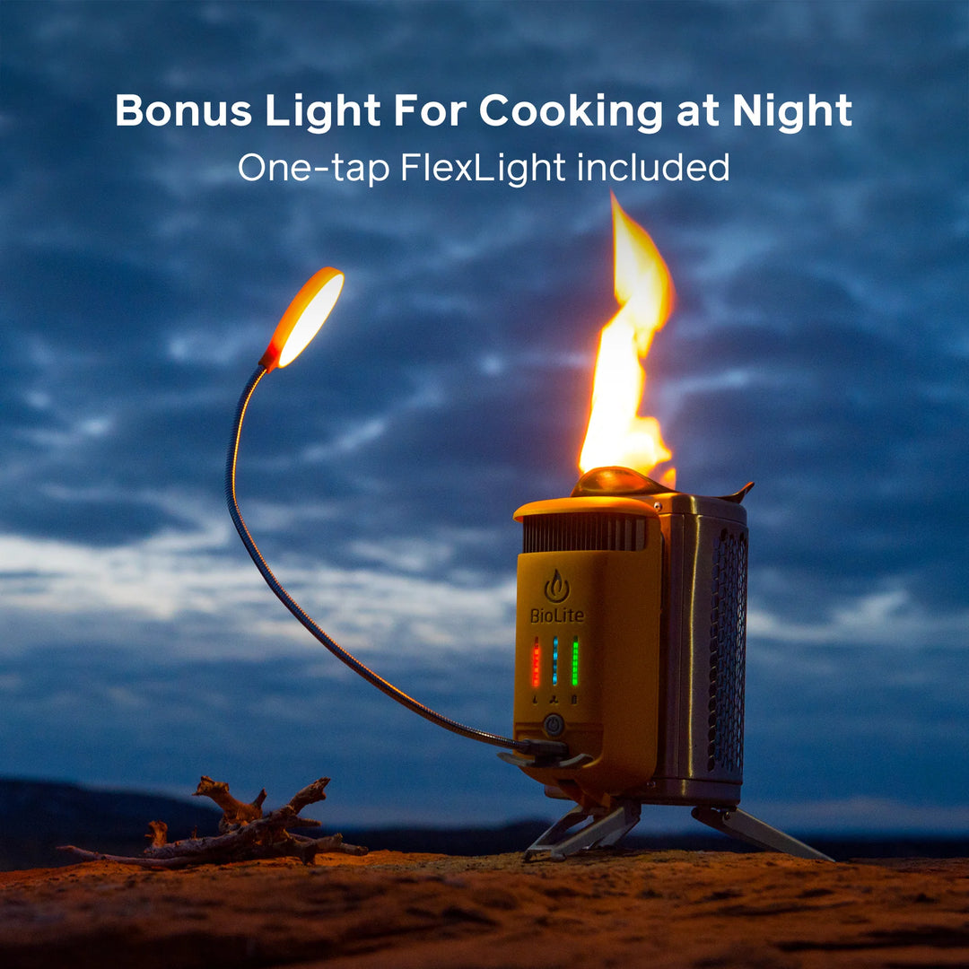 Biolite Campstove 2+ Woodburning Electricity Generating Camping