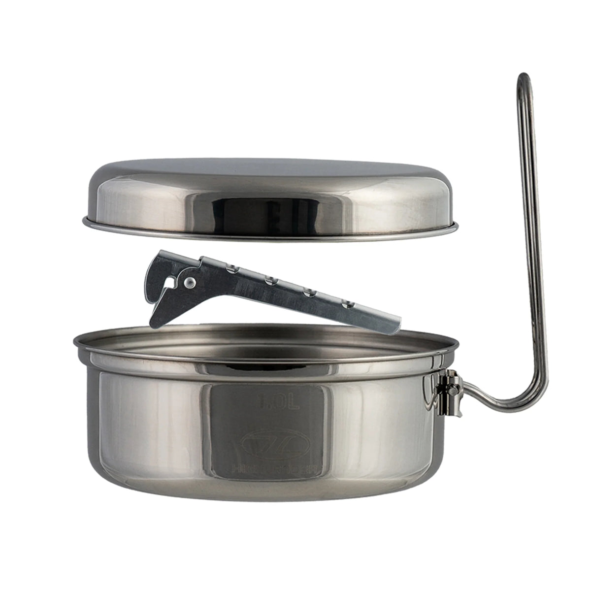 Highlander Billy 1.0 Litre Camping Pot Set