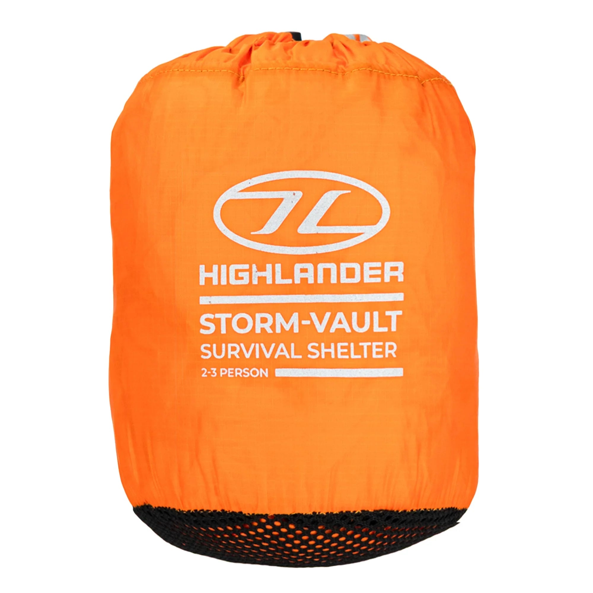 Highlander 2-3 Person Storm Vault Survival Shelter - Orange