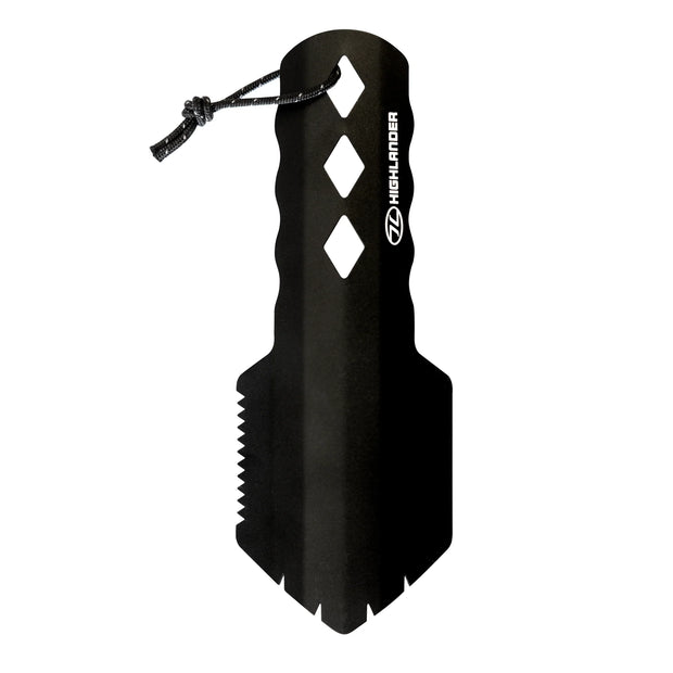 Highlander Arrow Camping Trowel - Black