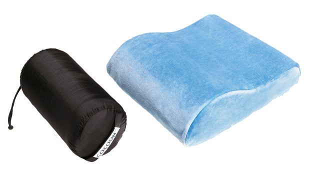 Cocoon Memory Foam Contour Travel Pillow - Slate Blue