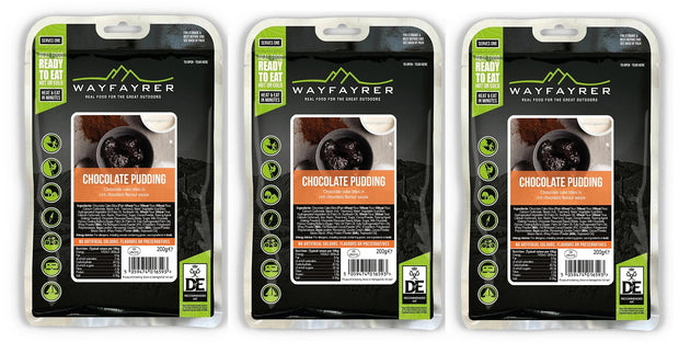 Wayfayrer Boil in the Bag Camp Food - Chocolate Pudding (New Flavour)