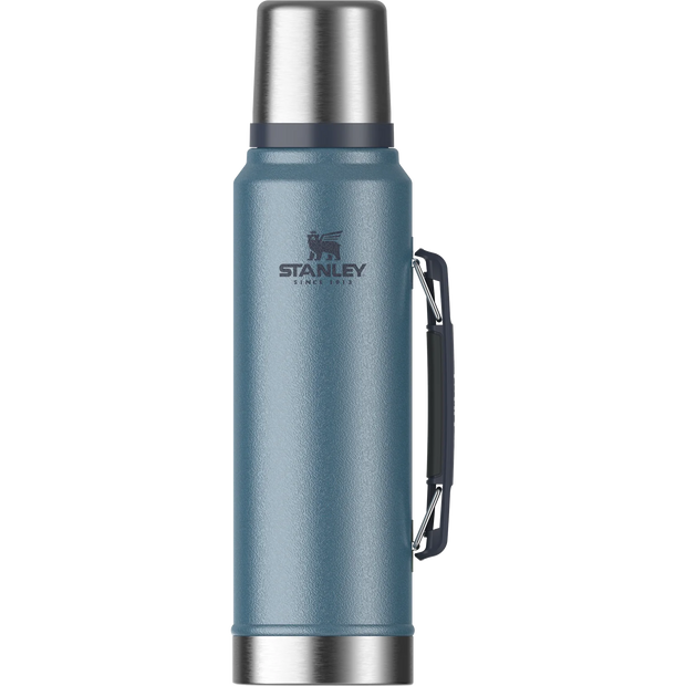 Stanley Classic Legendary Bottle Vacuum Flask - 1.0L Hammertone Lake Blue