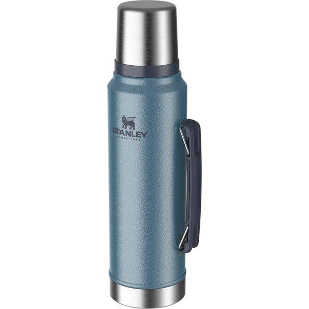 Stanley Classic Legendary Bottle Vacuum Flask - 1.0L Hammertone Lake Blue