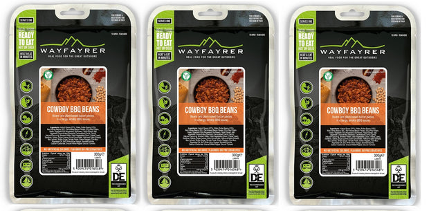 Wayfayrer Boil in the Bag Camp Food - Cowboy BBQ Beans (New Flavour)