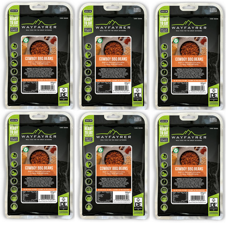 Wayfayrer Boil in the Bag Camp Food - Cowboy BBQ Beans (New Flavour)