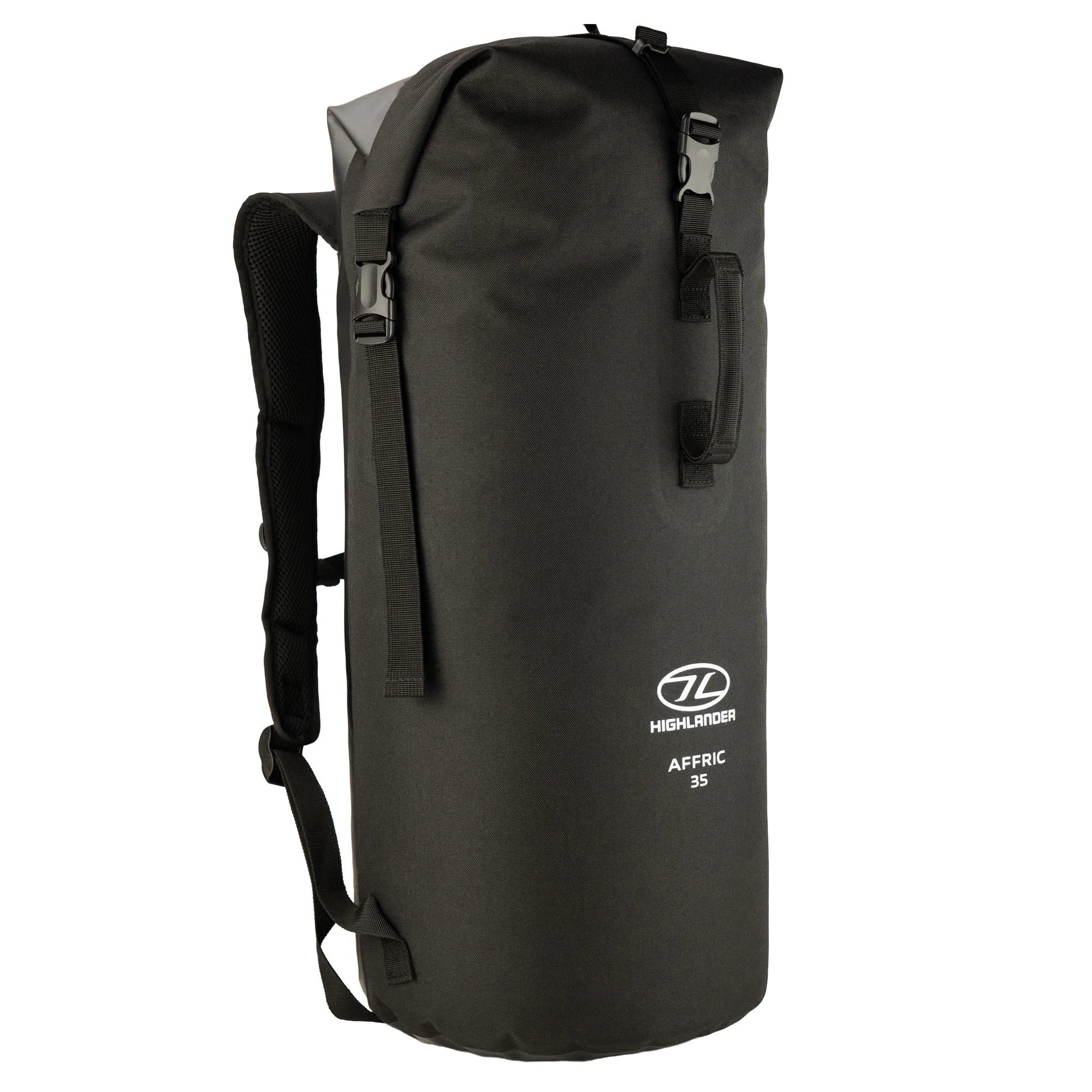 Highlander Affric Waterproof Adventure Backpack - Black 35L