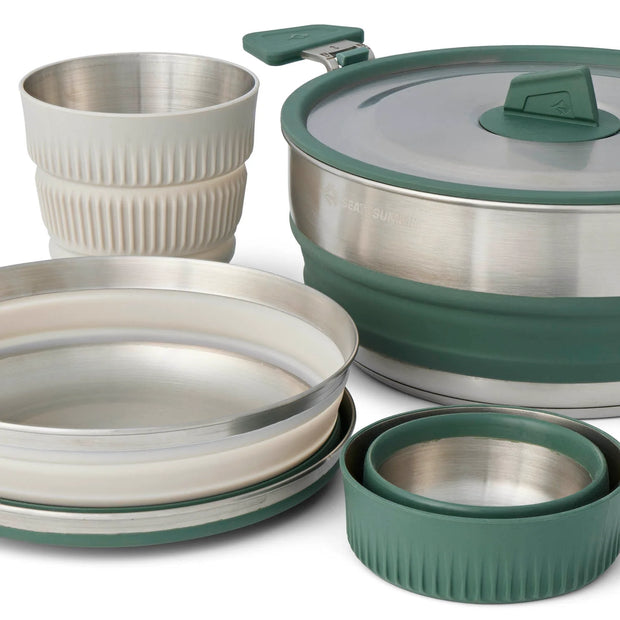Sea To Summit Detour Stainless Steel One Pot Cook Set - [2 Person, 5 Piece]