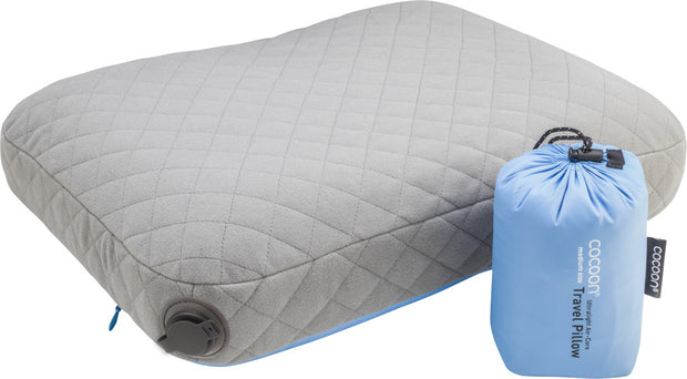 Cocoon Air-Core Ultralight Pillow Size 4 - Light Blue/Grey