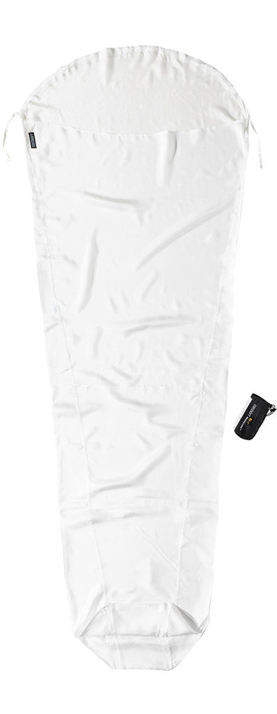 Cocoon 100% Silk Mummy Sleeping Bag Liner - Natural Silk