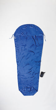 Cocoon 100% Silk Mummy Sleeping Bag Liner - Ultramarine Blue