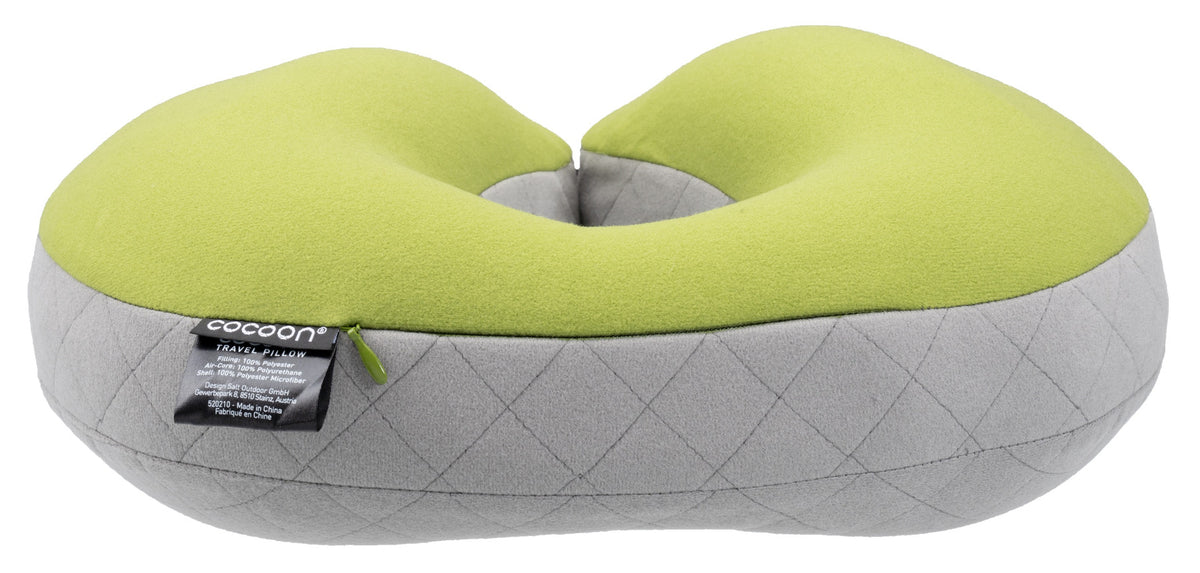 Cocoon Air Core Pillow U-Shaped Neck Pillow - Wasabi/Grey