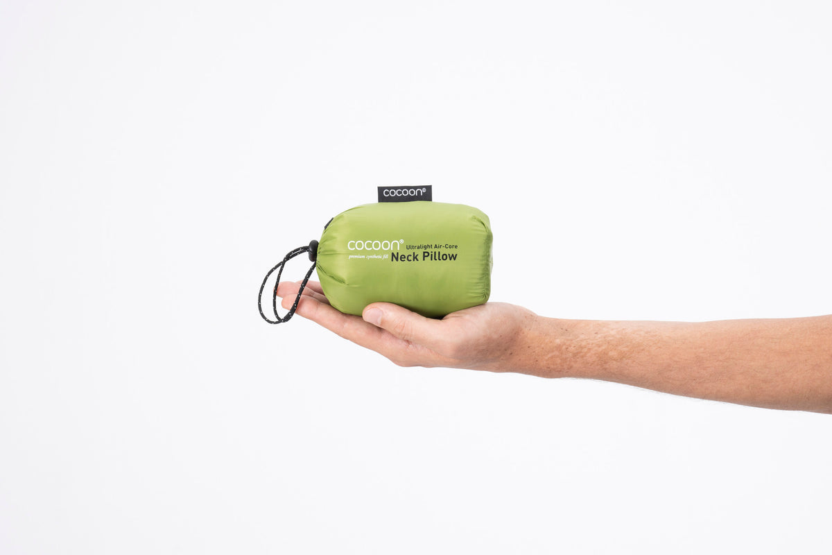Cocoon Air Core Pillow U-Shaped Neck Pillow - Wasabi/Grey