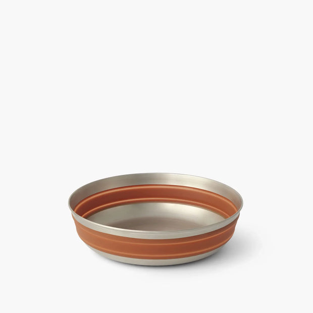 Sea To Summit Detour Stainless Steel Collapsible Bowl - Medium Bombay Brown