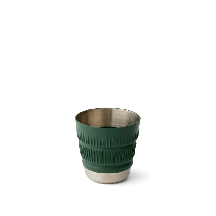 Sea To Summit Detour Stainless Steel Collapsible Mug - Laurel Wreath Green