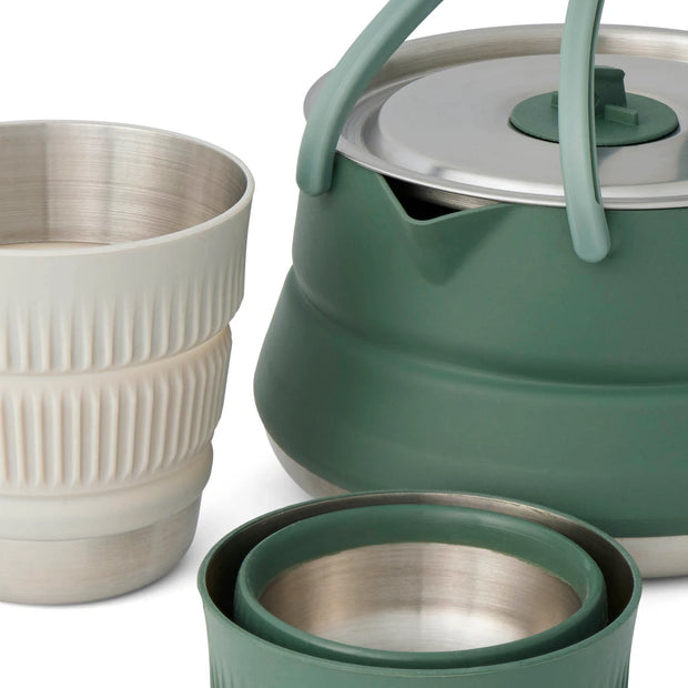Sea To Summit Detour Stainless Steel Camping Kettle Cook Set - [2 person, 3 Piece]