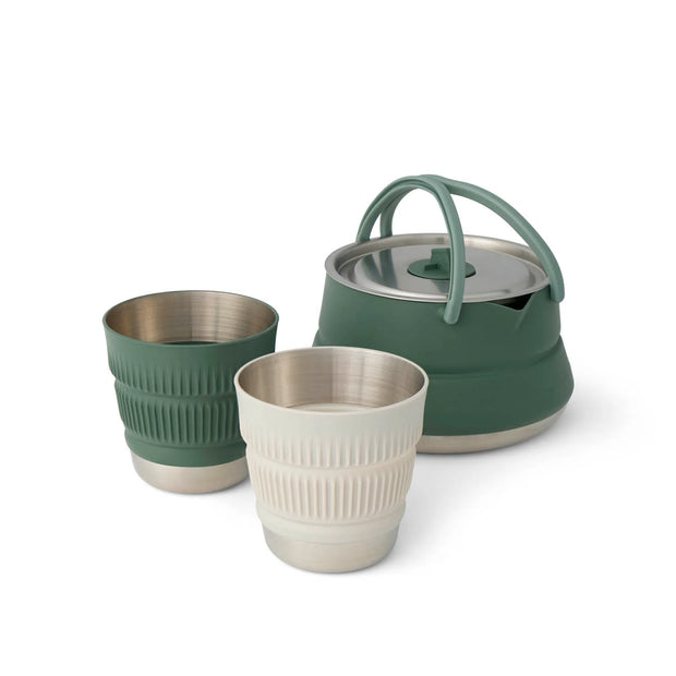 Sea To Summit Detour Stainless Steel Camping Kettle Cook Set - [2 person, 3 Piece]