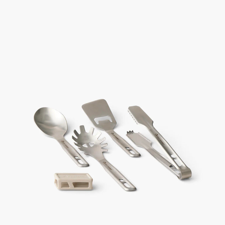 Sea To Summit Detour Stainless Steel Camping Utensil Set - [4 Piece]