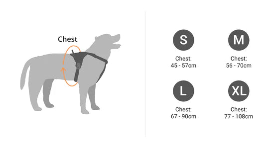 Mountain Paws Adjustable Dog Harness - Reflective