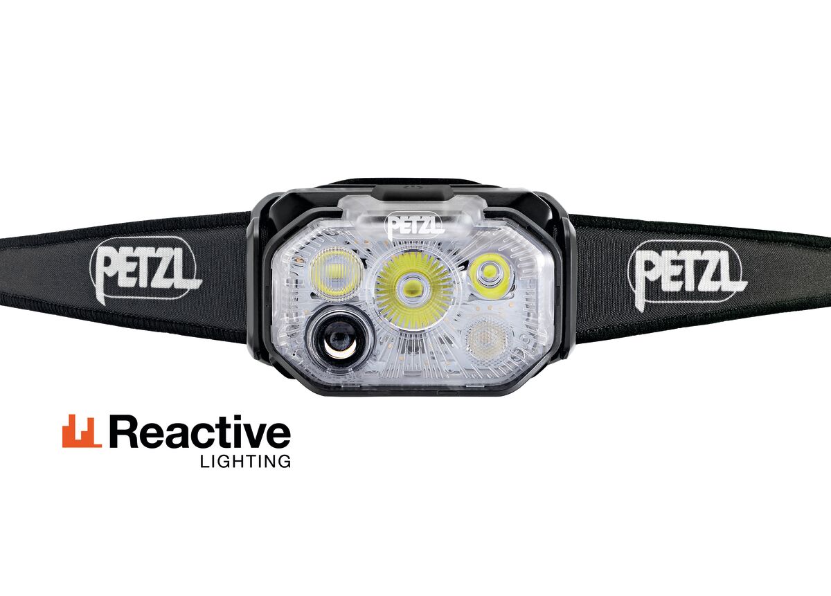 Petzl Swift RL Classic 1200 Lumens Lightweight LED Headtorch - Black
