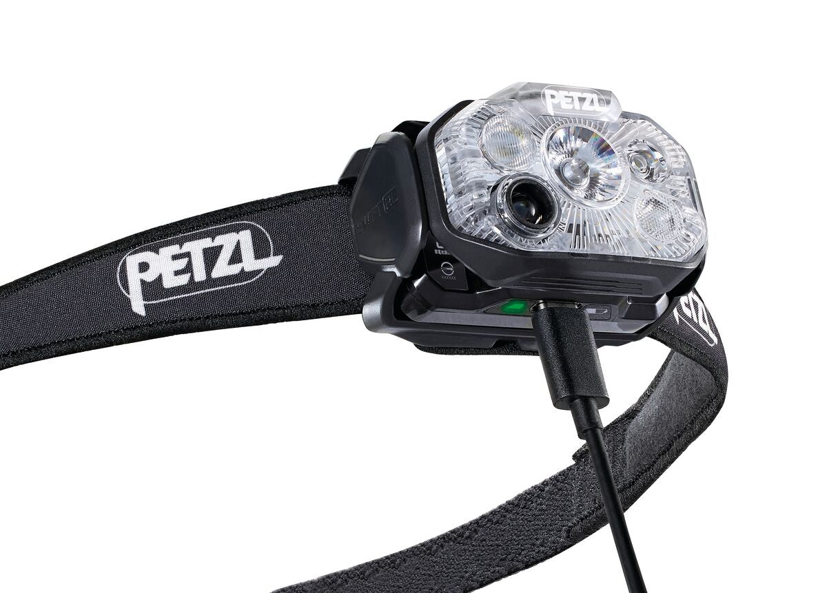 Petzl Swift RL Classic 1200 Lumens Lightweight LED Headtorch - Black