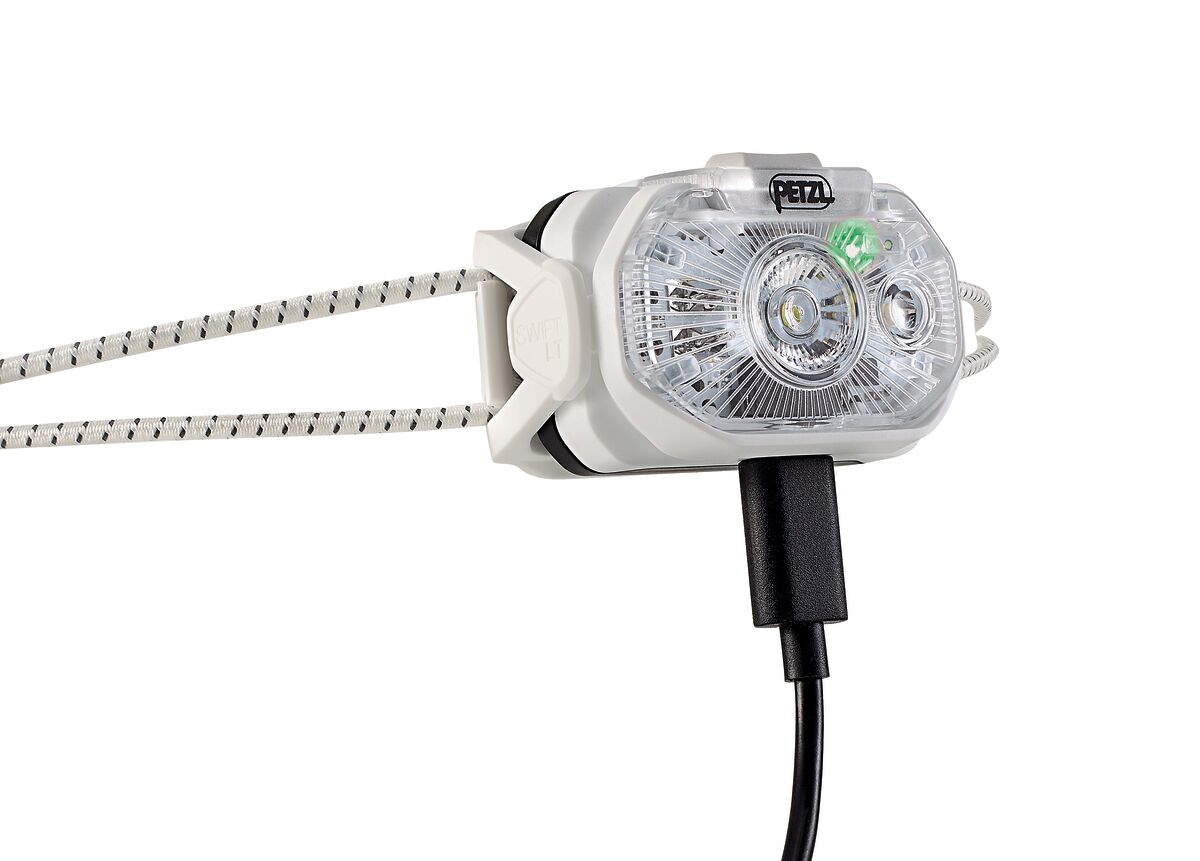 Petzl Swift LT Ultra-compact Rechargeable Headlamp 380 lumens - Black