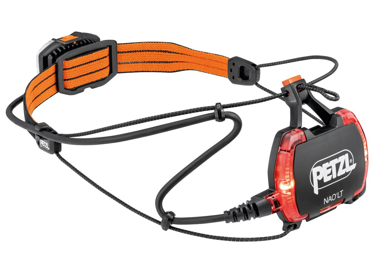Petzl Nao LT Lightweight Rechargeable Headlamp 600 lumens - Orange/Black