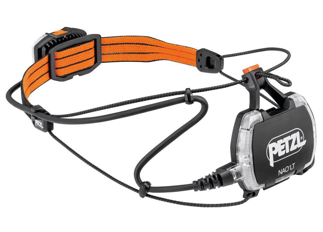 Petzl Nao LT Lightweight Rechargeable Headlamp 600 lumens - Orange/Black