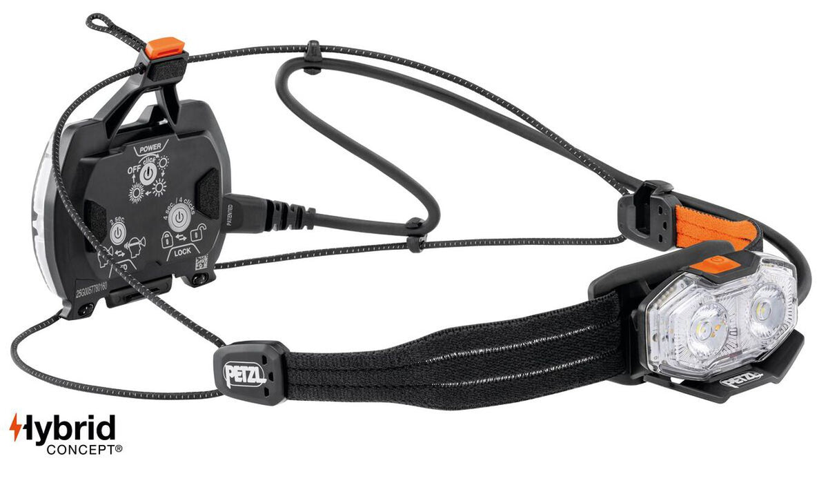 Petzl Nao LT Lightweight Rechargeable Headlamp 600 lumens - Orange/Black