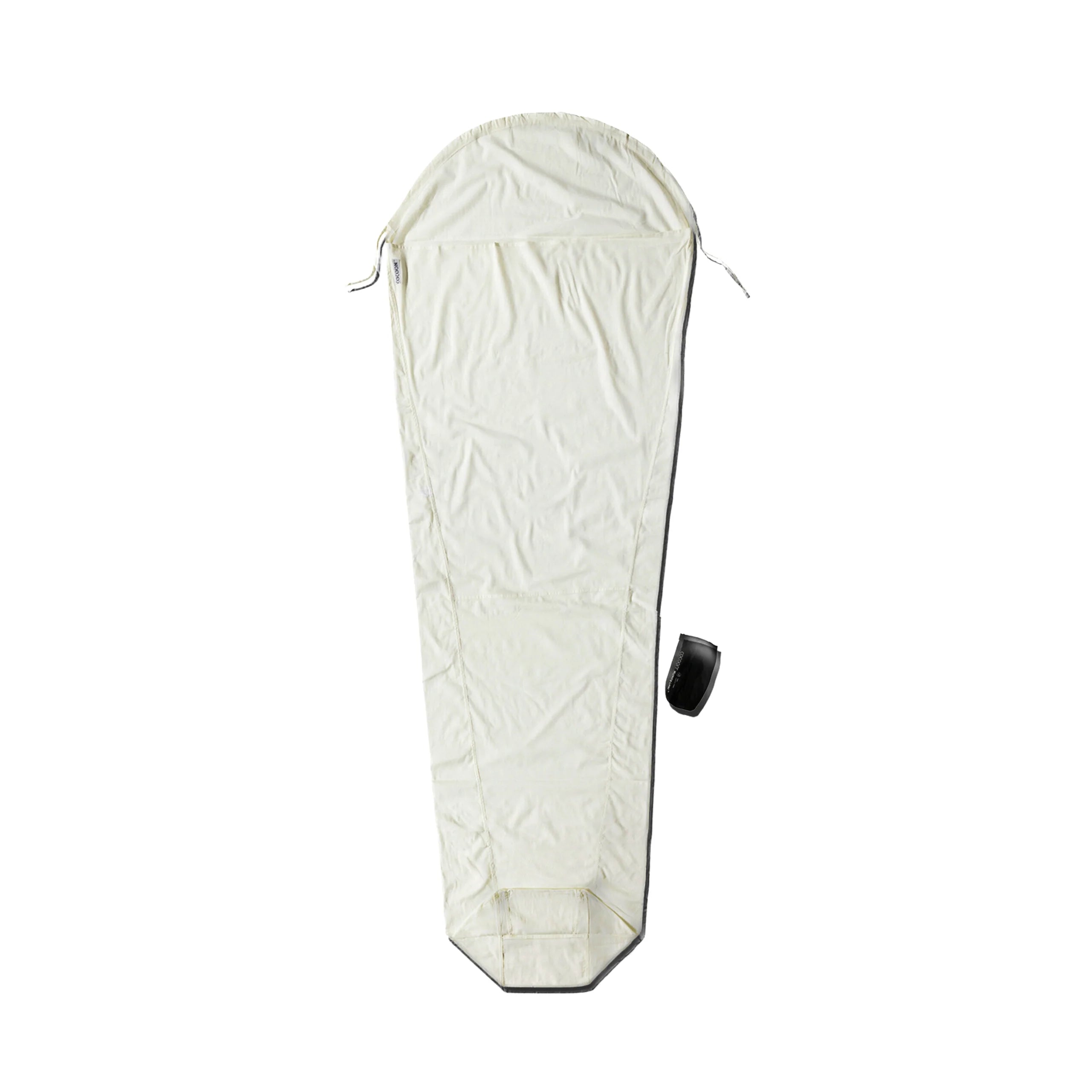 Cocoon Egyptian Cotton Mummy Sleeping Bag Liner - Natural