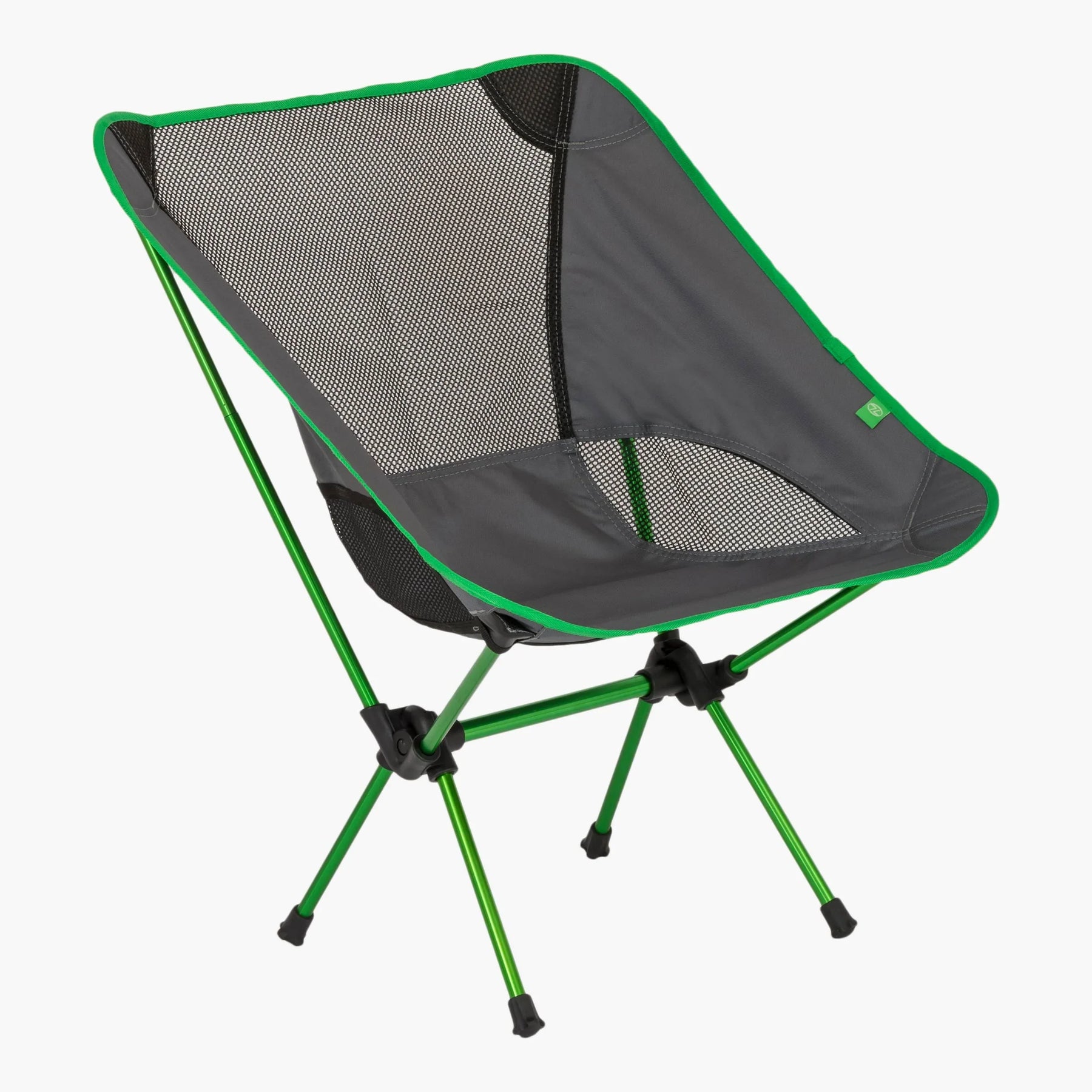 Highlander Ayr Folding Camping Chair Green Grey Fresh Air Junkie