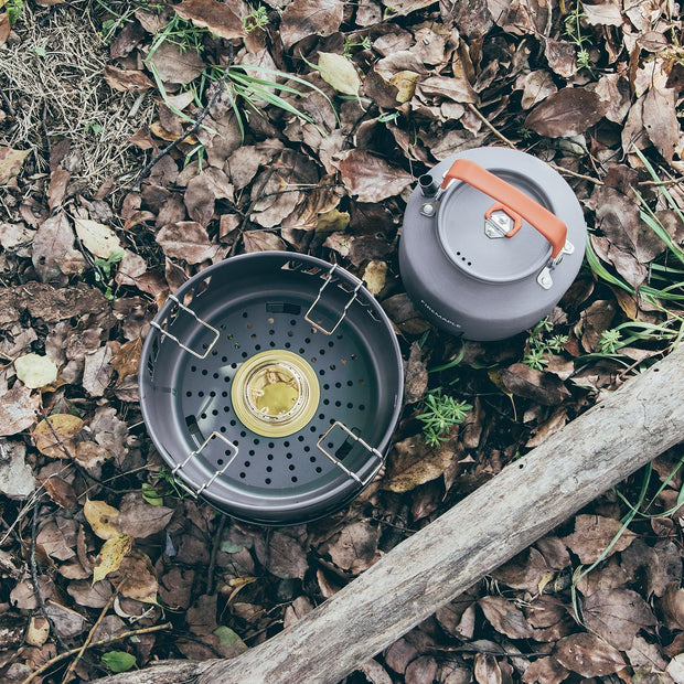 Firemaple Cooking Kit with Pans and Alcohol Burner
