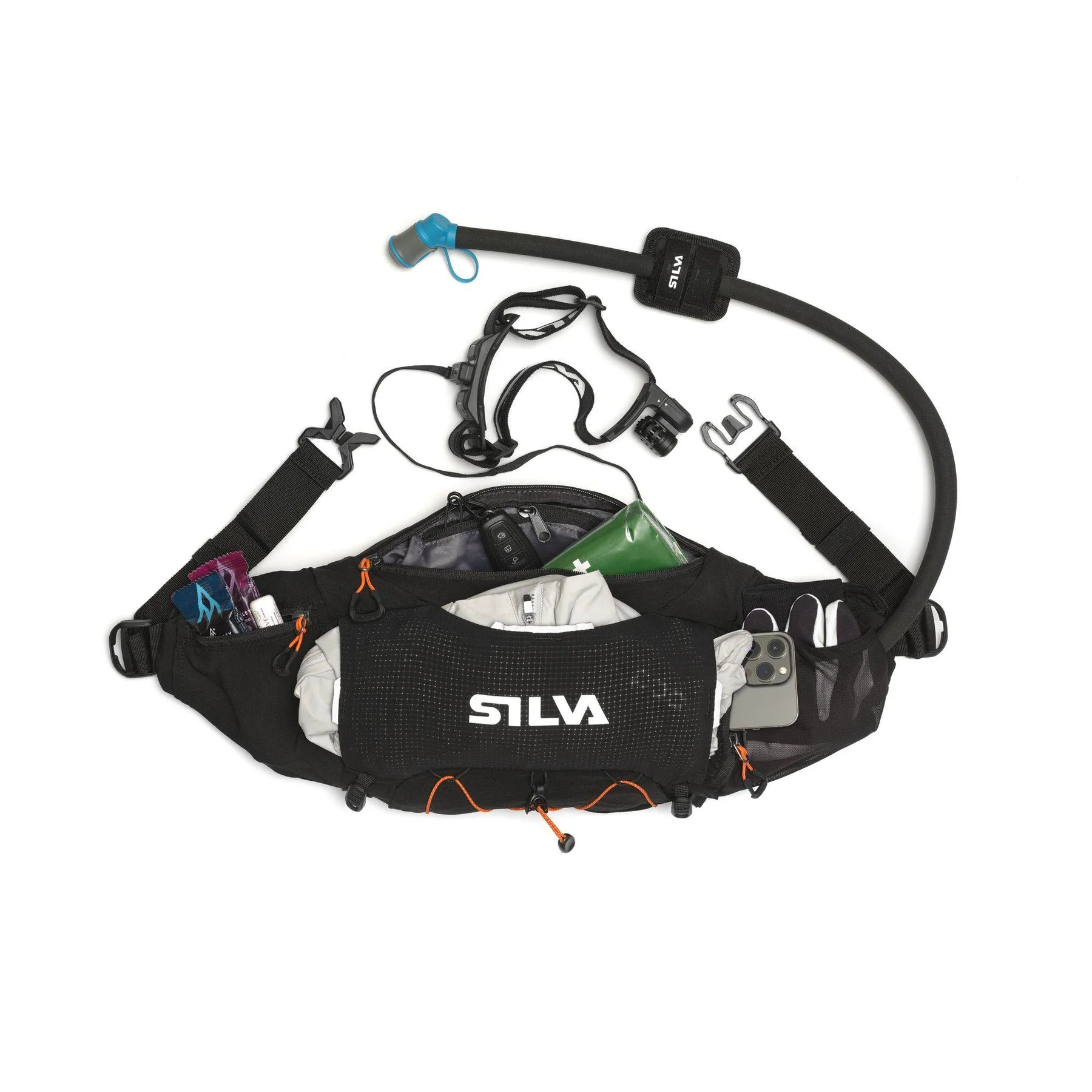 Silva Flex Belt 10 Running Hydration Belt - Black