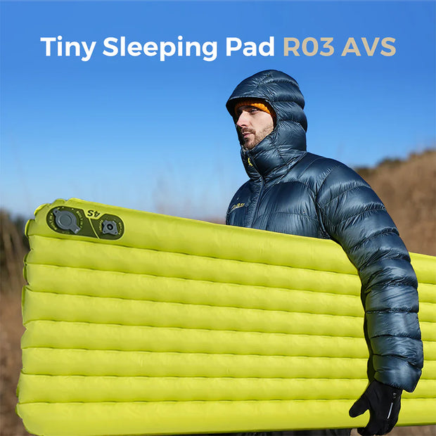 Flextail Gear Tiny Sleeping Pad R03 AVS - 3.5 R-Value 3 Season Sleeping Pad with Pump (Regular)